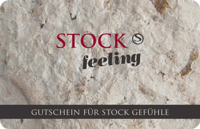 Geschenkkarte STOCK feeling